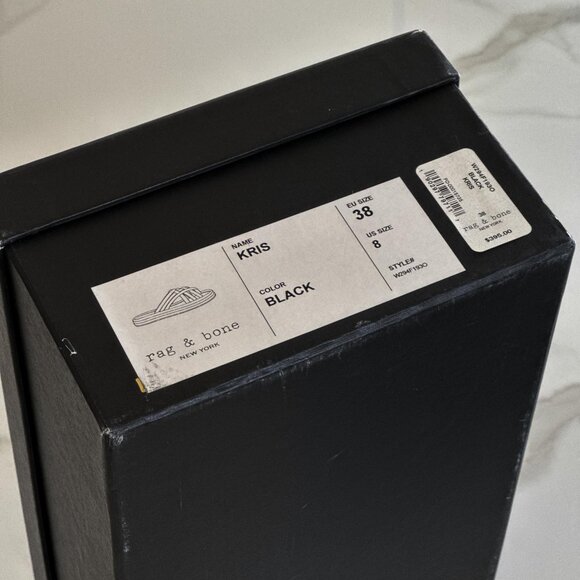 Rag & Bone Kris Rope Sandals Black (Size 38 / US 8) - Picture 10 of 13